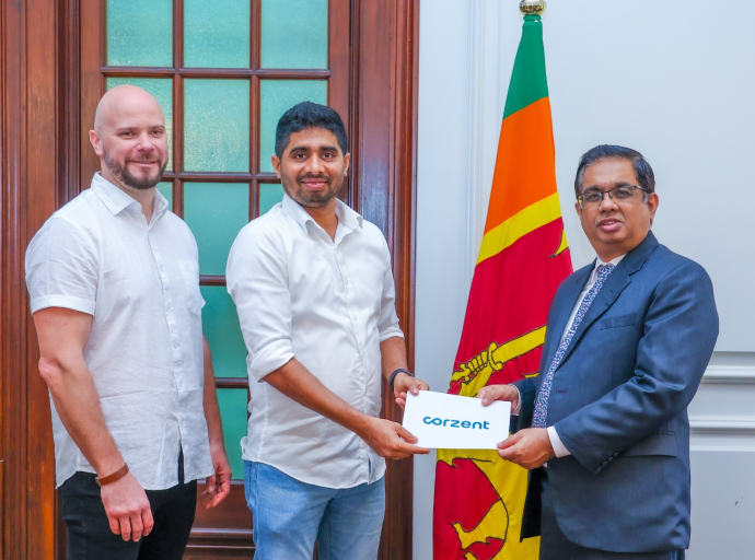 Financial Contribution from CORZENT EDGE (PVT) LTD to the ‘Rebuilding Sri Lanka’ Fund